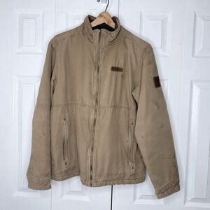 Columbia Jacket Men MEDIUM Barn Chore Coat Distressed worn In State 90s *‎